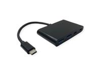 VALUE 14.99.5041 interface hub USB 3.2 Gen 1 (3.1 Gen 1) Type-C 1000 Mbit/s Zwart - thumbnail