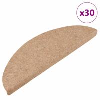 Trapmatten zelfklevend 30 st 56x17x3 cm beige