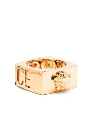 Versace bague à logo Medusa - Or