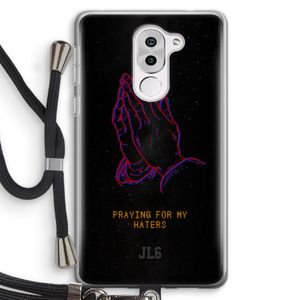 Praying For My Haters: Honor 6X Transparant Hoesje met koord
