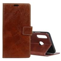 Retro Crazy Horse textuur horizontale Flip lederen case voor Huawei P30 lite met portemonnee & houder & kaartsleuven & fotolijstjes (bruin)