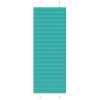 VidaXL Plissé rolgordijn 70x200 cm stofbreedte 69,4 cm petrol groen