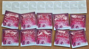 Condoom Anoniem Kerstcondooms Voor In De Boom - 5 Varianten 10 stuks