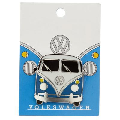 Volkswagen Busje VW T1 Blauw Emaille Button Badge