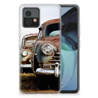 Motorola Moto G72 | Siliconen hoesje | met foto Vintage Auto