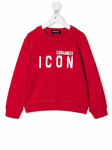 DSQUARED2 KIDS sweat à imprimé Icon - Rouge