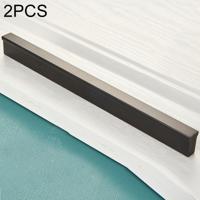 2 stuks 2778-256 moderne eenvoudige kast deur handvat lade garderobe handvat (zwart)