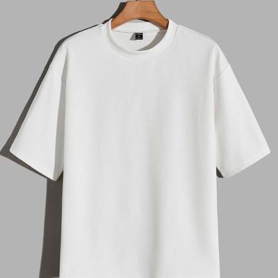 Bon&Bon Modomio Heren Oversized T-Shirt - Grijs - Drop Shoulder Wit / S