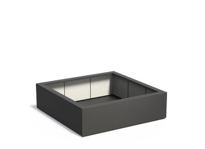 Polyester plantenbak CARREZ 140x140x40cm.