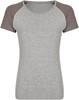 Miners Mate MY120 Ladies´ Tee - Heather Grey/Grey Solid - XL