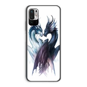 Yin Yang Dragons: Xiaomi Redmi Note 10 5G Transparant Hoesje