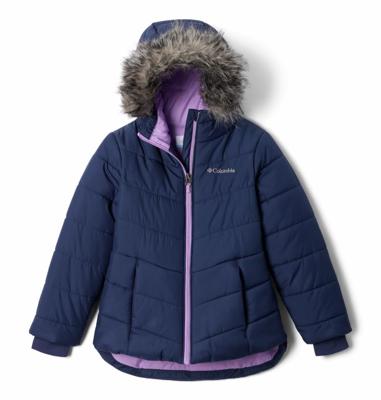 Columbia Katelyn Crest™ II Hooded Jas Kinderen Collegiate Navy 140