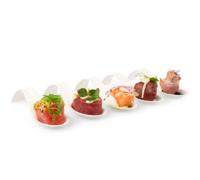 Senza suikerriet amuselepel boog 123 x 42 x h27mm krimp à 40 stuks