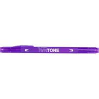Tombow • twintone dual-tip brushpen violet