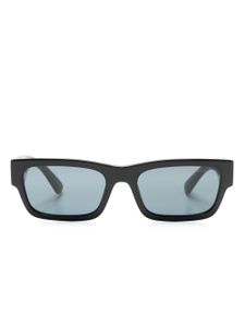 Prada Eyewear logo-engraved rectangle-frame sunglasses - Noir