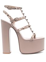 Valentino Garavani sandales Rockstud à plateforme - Rose Valentino Garavani sandales Rockstud à plateforme - Rose
