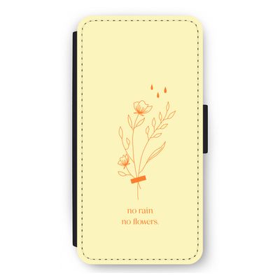 No rain no flowers: iPhone 12 Pro Max Flip Hoesje