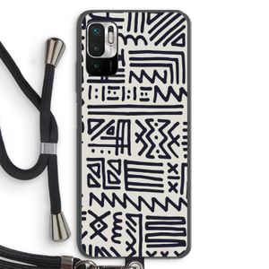 Marrakech print: Xiaomi Redmi Note 10 5G Transparant Hoesje met koord