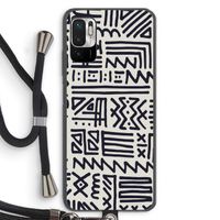 Marrakech print: Xiaomi Redmi Note 10 5G Transparant Hoesje met koord