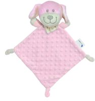 Interbaby knuffeldoekje hond 28 x 17 cm polyester - thumbnail