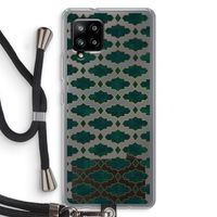 Moroccan tiles: Samsung Galaxy A42 5G Transparant Hoesje met koord