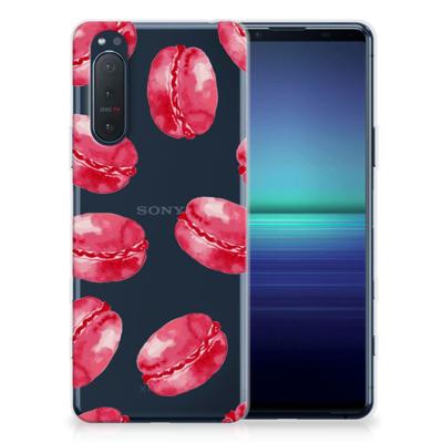 Sony Xperia 5II | Siliconen Case | Pink Macarons