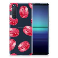 Sony Xperia 5II | Siliconen Case | Pink Macarons