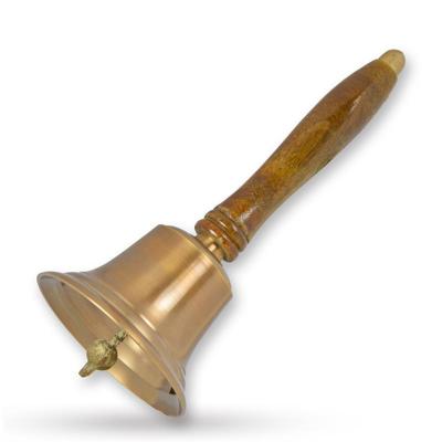 A BRASS SCHOOL BELL