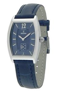 Horlogeband Festina F16024-3 Leder Blauw 18mm