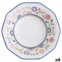 Diep bord Churchill Bengal Keramisch Porslin (Ø 20,5 cm) (6 Stuks)