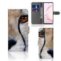 Samsung Note 10 Lite | Telefoonhoesje | Met pasjeshouder | Cheetah