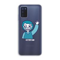 Zwaai: Samsung Galaxy A03s Transparant Hoesje