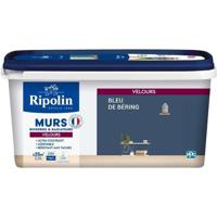 Wanddecoratie, houtwerk & radiatoren, Beringblauw fluweel - RIPOLIN - 2,5 L