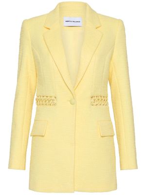 Rebecca Vallance Blazer met enkele rij knopen - Geel Rebecca Vallance Blazer met enkele rij knopen - Geel