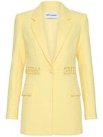 Rebecca Vallance Blazer met enkele rij knopen - Geel - thumbnail