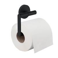 Mueller Hilton toiletrolhouder zonder klep mat zwart - thumbnail