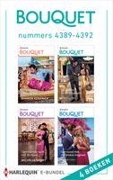 Bouquet e-bundel nummers 4389 - 4392 - Sharon Kendrick, Michelle Smart, Amanda Cinelli, Jadesola James - ebook - thumbnail