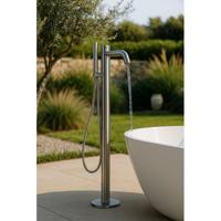 Fortifura Outdoor Vrijstaande Badkraan - RVS316 - Geborsteld RVS PVD (RVS)316 - PVD - Geborsteld RVS ML9011-BN