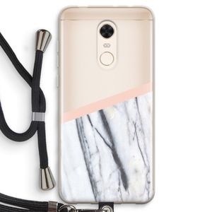 A touch of peach: Xiaomi Redmi 5 Transparant Hoesje met koord