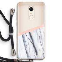 A touch of peach: Xiaomi Redmi 5 Transparant Hoesje met koord