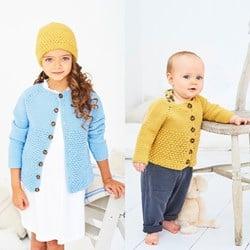 Haakpatroon Stylecraft Bambino DK No. 9610 Vest en muts