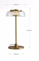 Aurélo - Designer Tafellamp van Glas met LED in Postmoderne Stijl Aurélo - Designer Tafellamp van Glas met LED in Postmoderne Stijl
