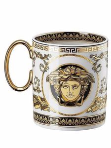 Versace tasse Virtus Alphabet I en porcelaine - Blanc