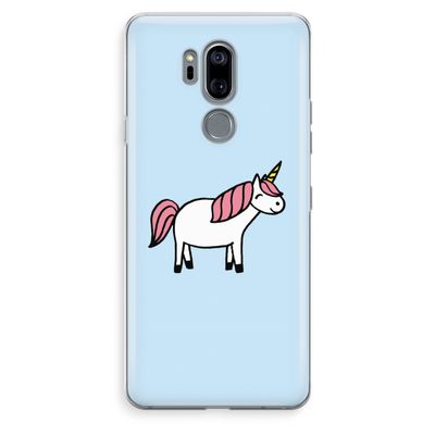Eenhoorn: LG G7 Thinq Transparant Hoesje