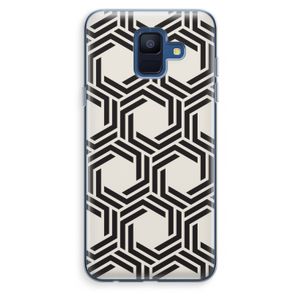 Geometrisch patroon: Samsung Galaxy A6 (2018) Transparant Hoesje