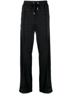 Versace pantalon de survêtement Versace Allover - Noir