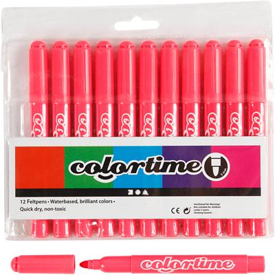 Colortime Lichtroze jumbo stiften, 12st.