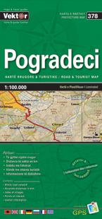 Wegenkaart - landkaart 378 Pogradeci | Vektor