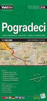 Wegenkaart - landkaart 378 Pogradeci | Vektor