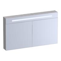 Brauer Promise Deluxe Spiegelkast - 120 cm - met Verlichting - 2 Dubbelzijdige Spiegeldeuren - Forest Seashell